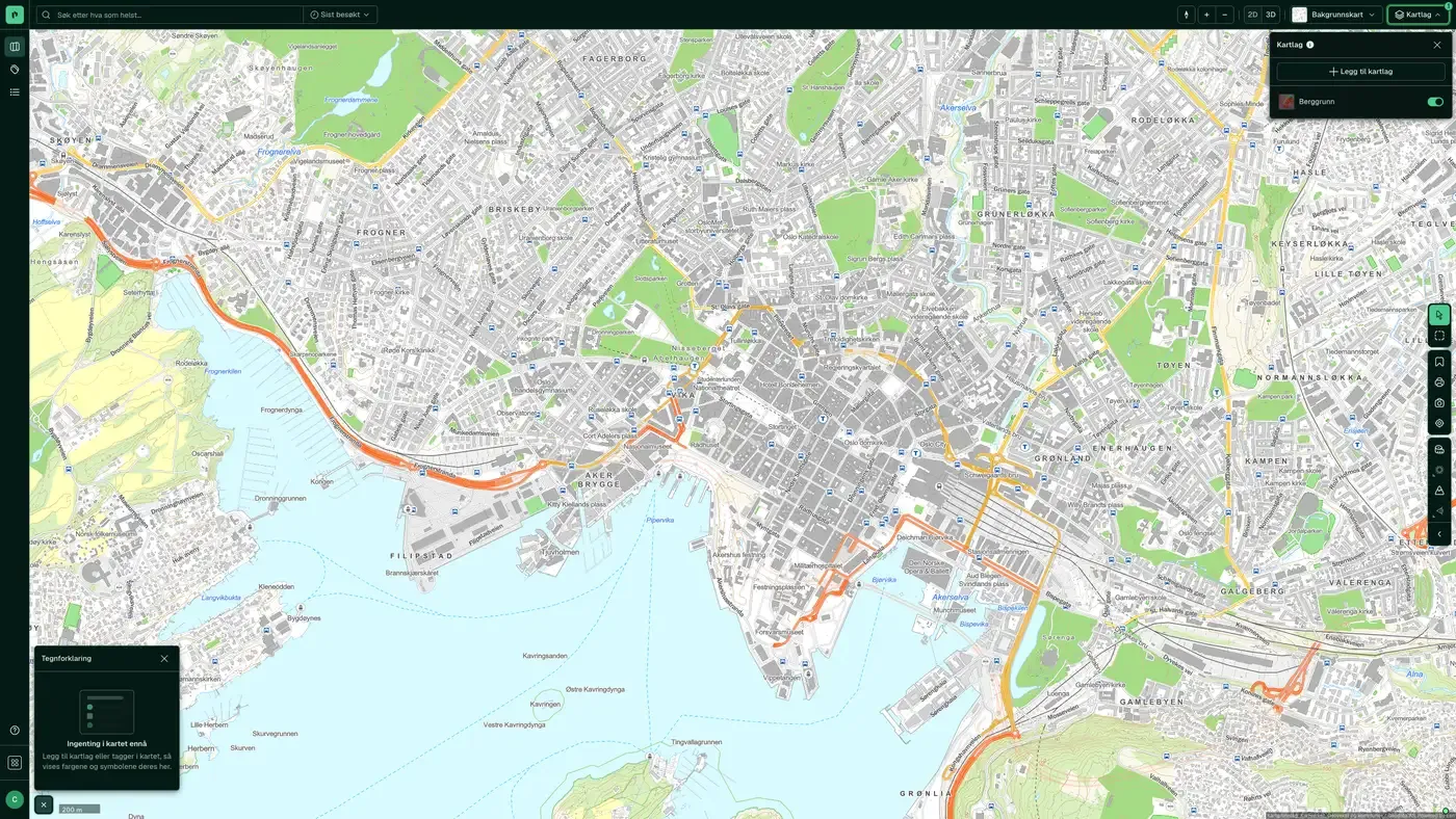 Berggrunn i Placepoint