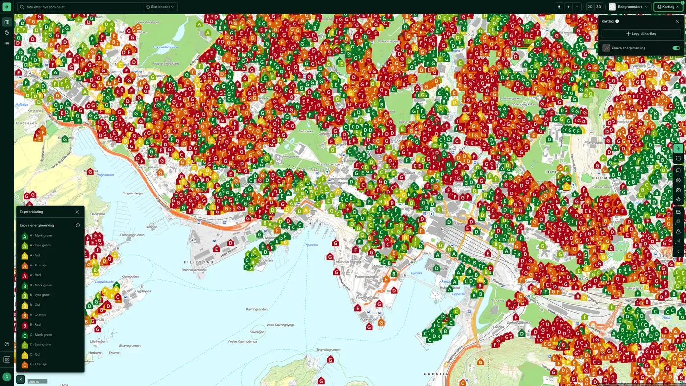 Enova Energimerking i Placepoint