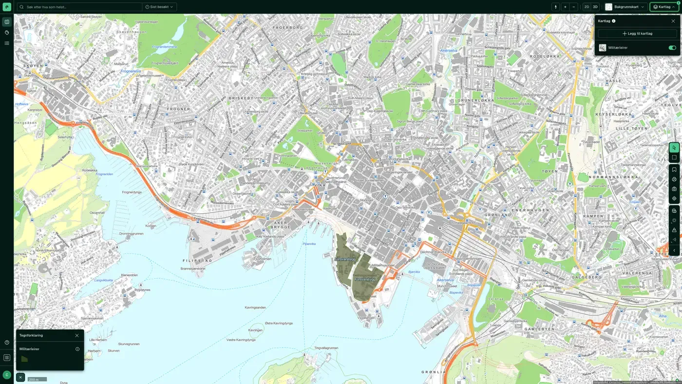 Militærleirer i Placepoint