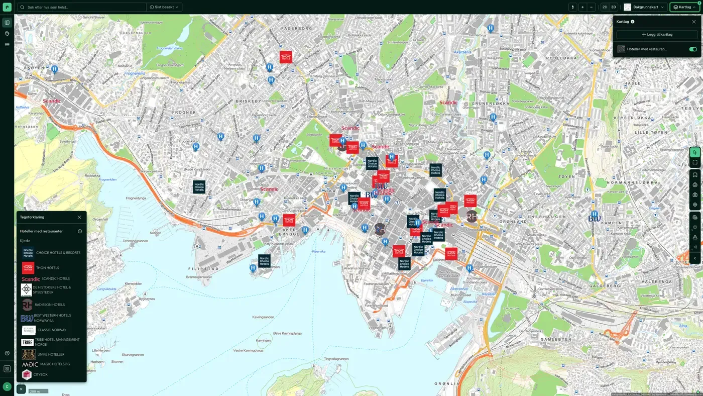 Hoteller med restauranter i Placepoint