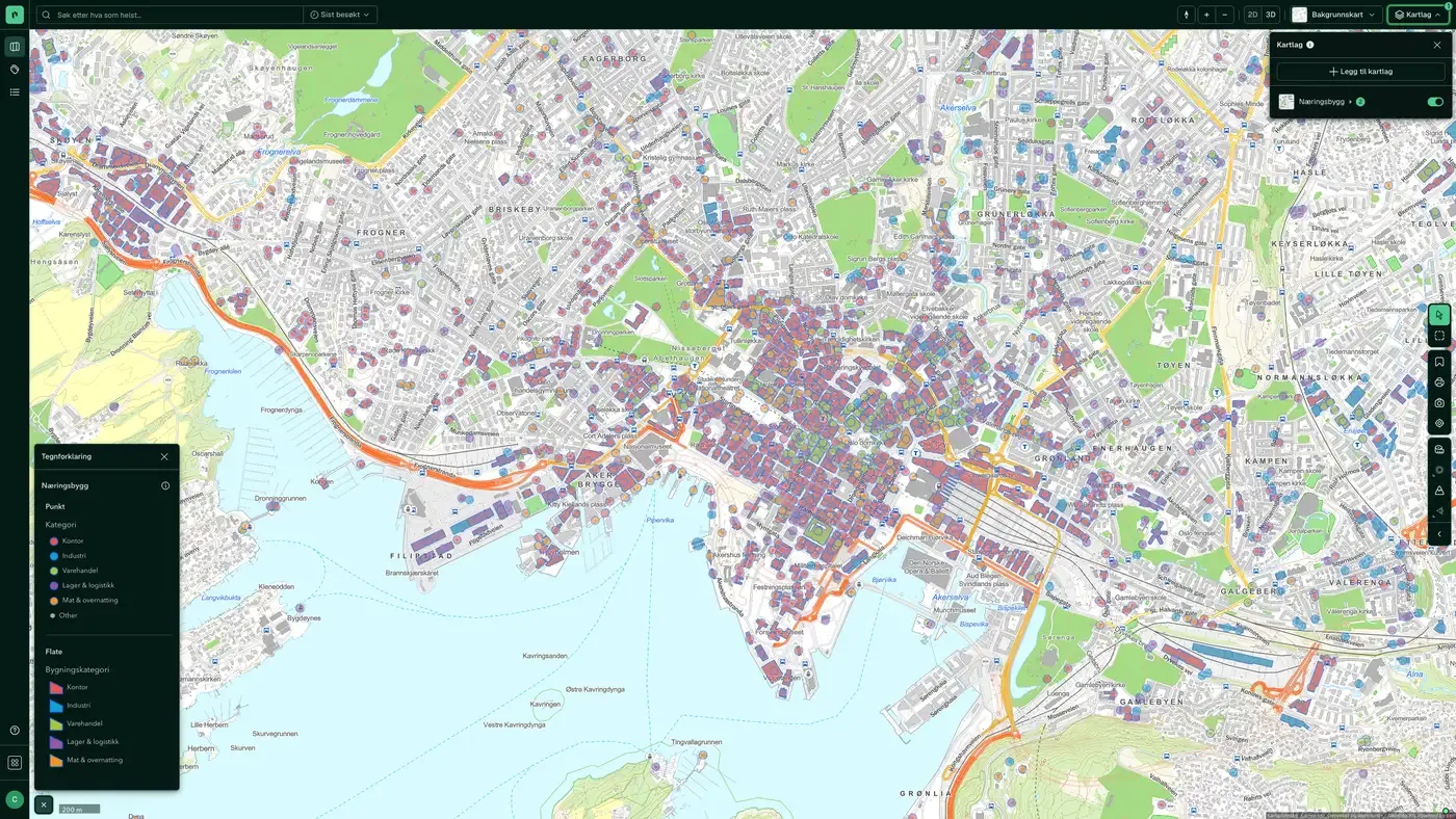 Næringsbygg i Placepoint