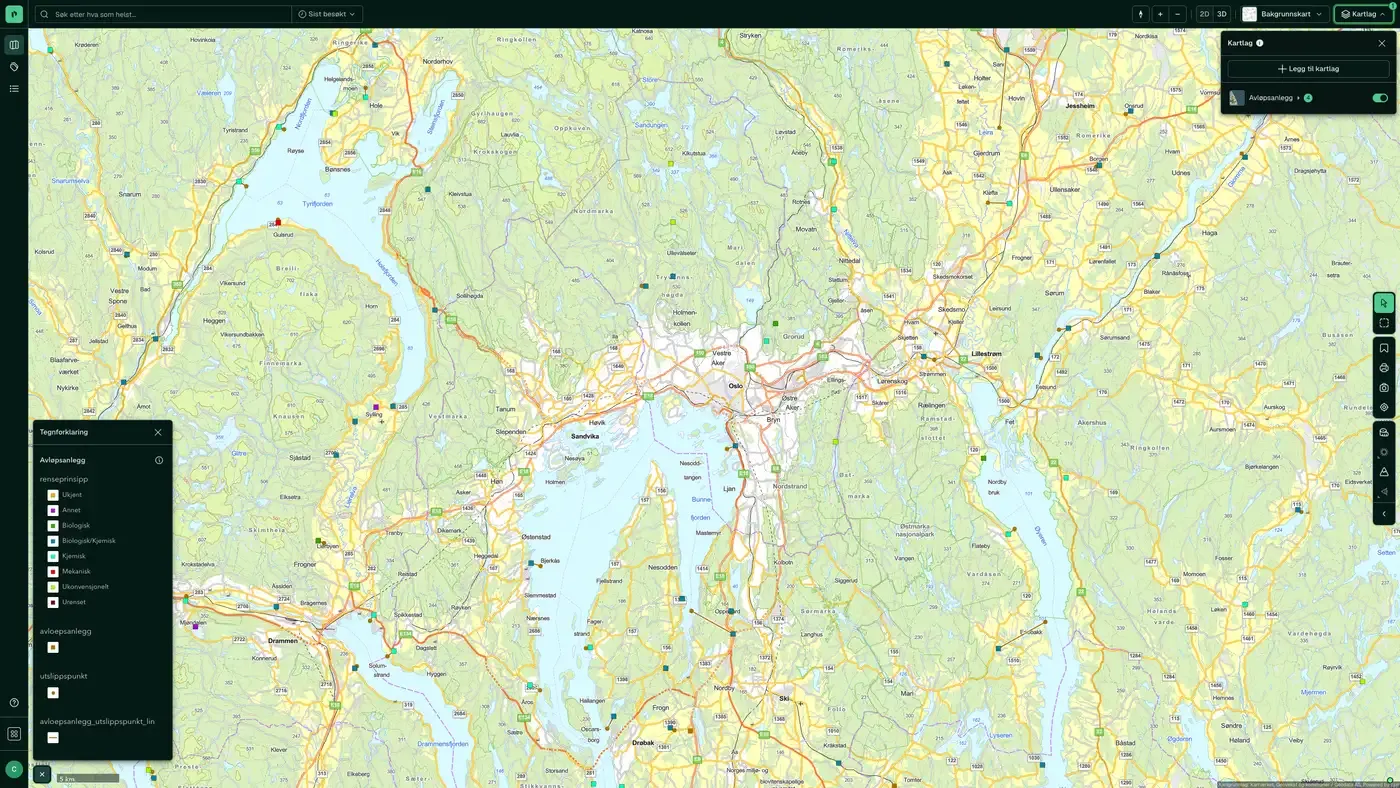 Avløpsanlegg i Placepoint