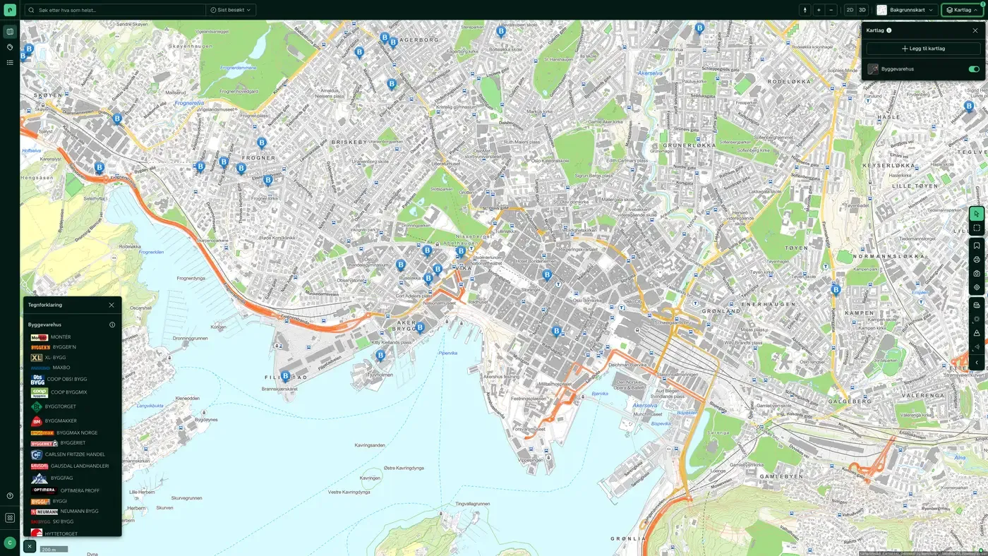 Byggevarehus i Placepoint