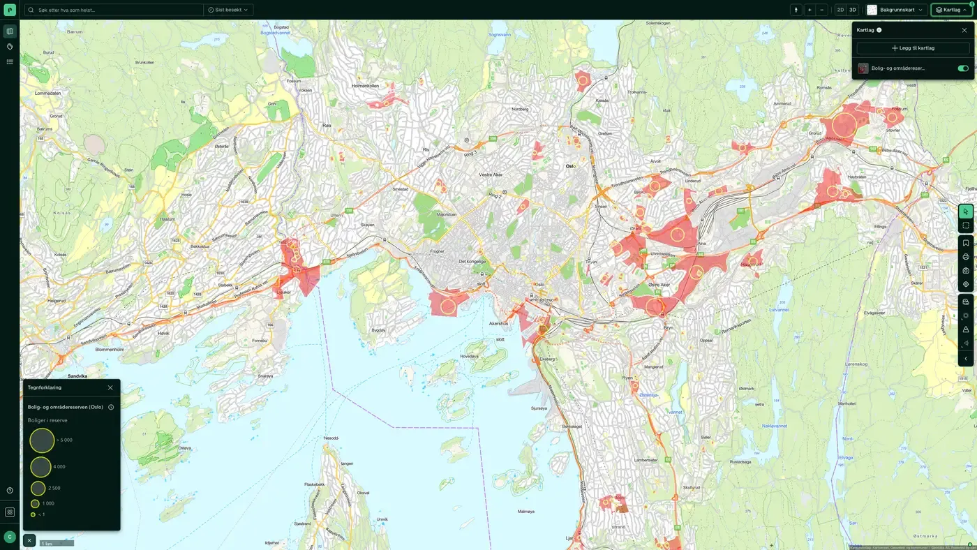 Bolig- og områdereserven (Oslo) i Placepoint